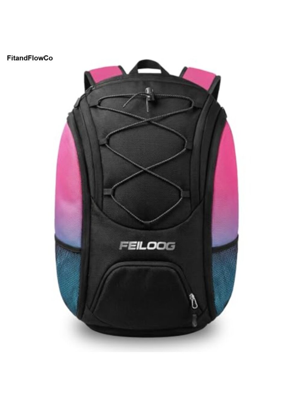 Water-Resistant Gym Backpack with Shoe Compartment 45L
